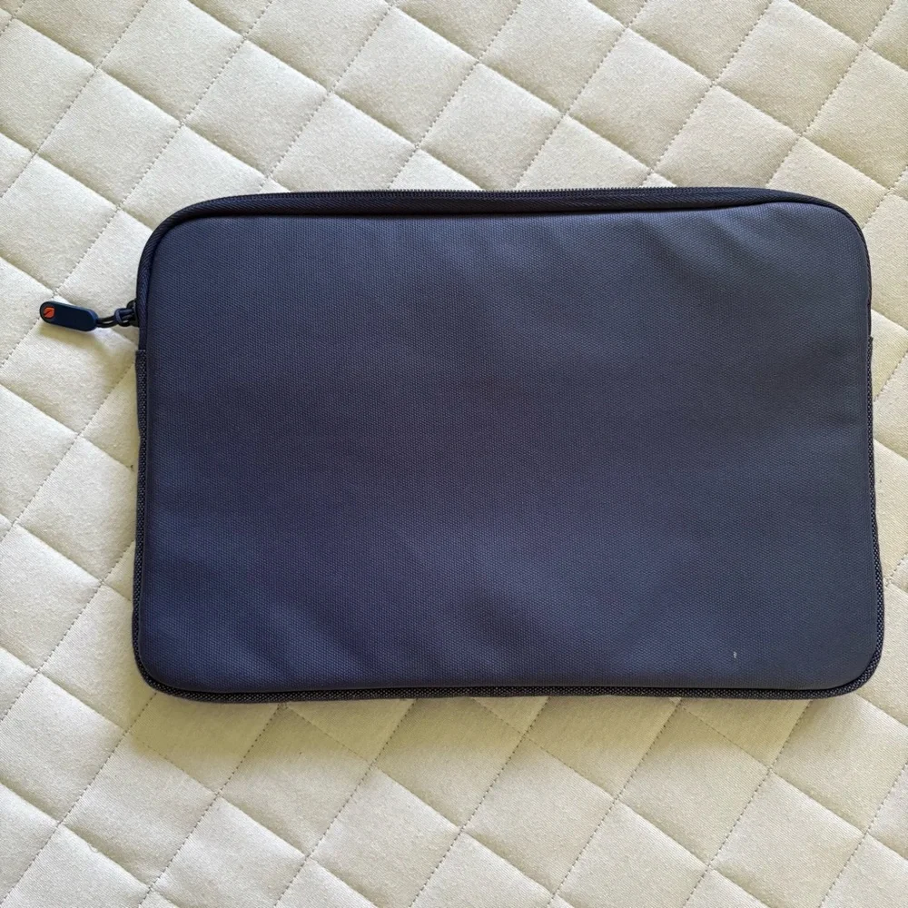 Incase Dark Blue Laptop Sleeve with Orange Logo